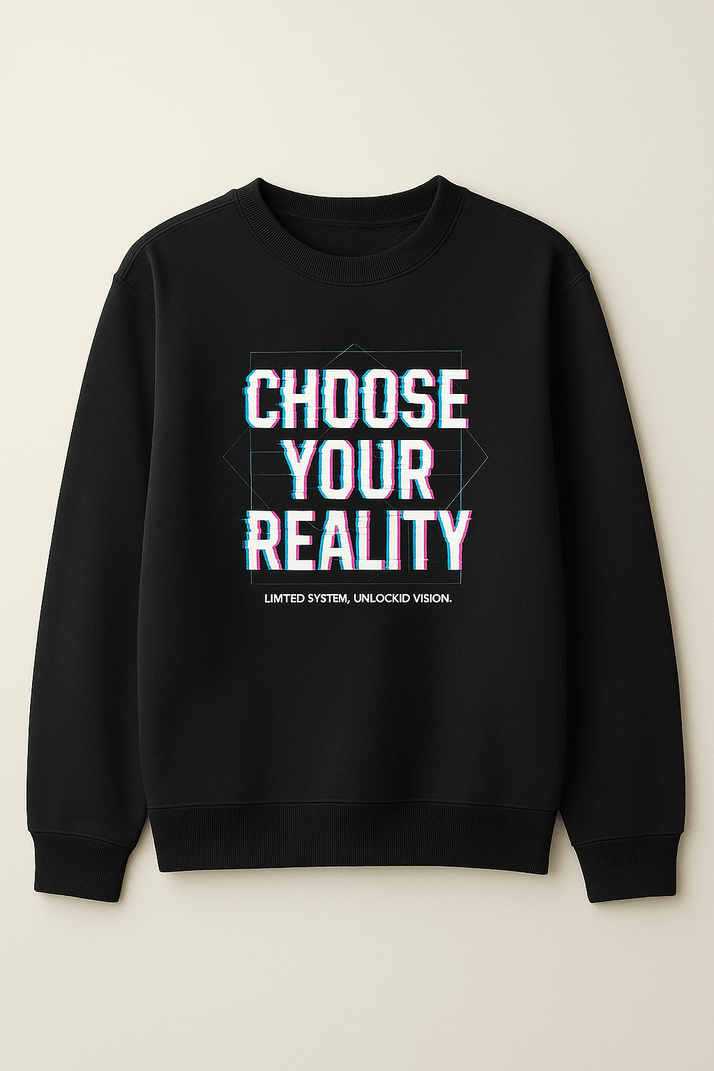 Bluza z drukiem "choose your reality„