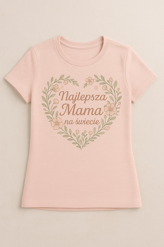 Najlepsza Mama Na Świecie – Koszulka na Dzień Matki