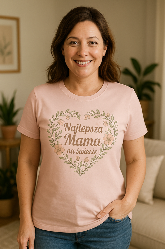 Najlepsza Mama Na Świecie – Koszulka na Dzień Matki